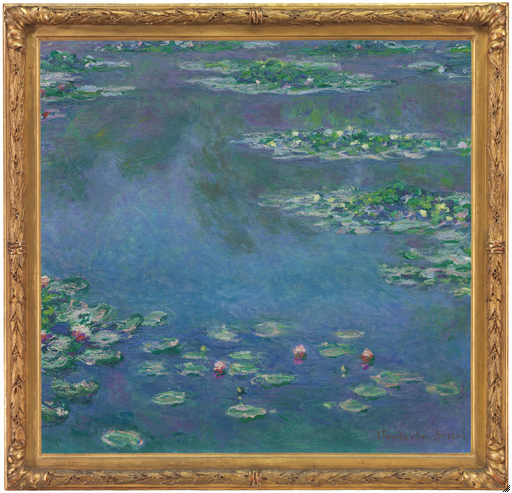 洋書　MONET: WATER LILIES Amazon.com: Monet Wall Art Collection Water Lilies, 1916 By